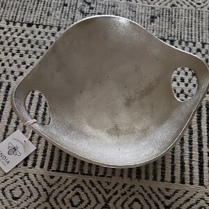 Large Handmade Silver Bowl